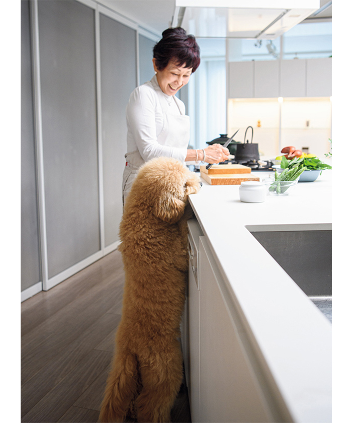 犬と猫のいる暮らし。『松田美智子さん×ググくん（1歳）』 | ライフ