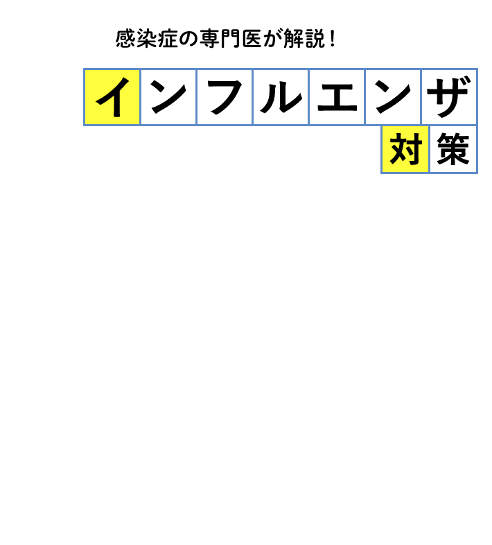 感染症の専門医が解説！インフルエンザ対策