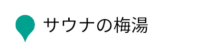 サウナの梅湯