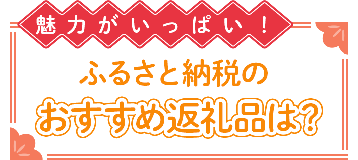 魅力がいっぱい!ふるさと納税のおすすめ返礼品は?