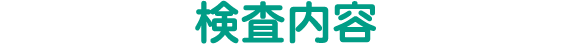 検査内容