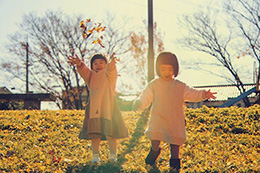 お友達と公園遊び