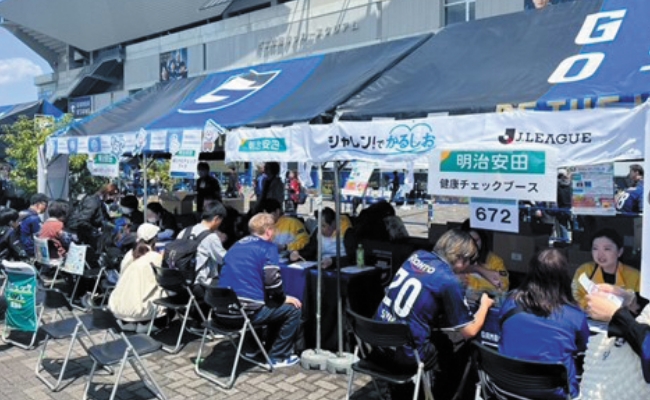 大阪本部・パナソニックスタジアム吹田での「シャレン!でかるしお」