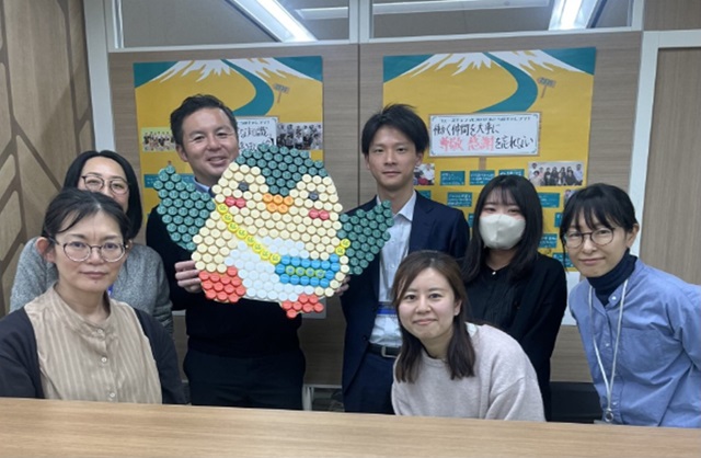 西新宿児童館と協働したリサイクル活動(明治安田保険サービス)