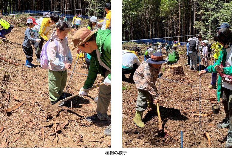 2026年5月9日 植樹イベント 植樹の様子の画像