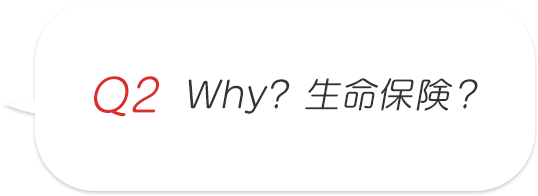 Q2 Why? 生命保険？