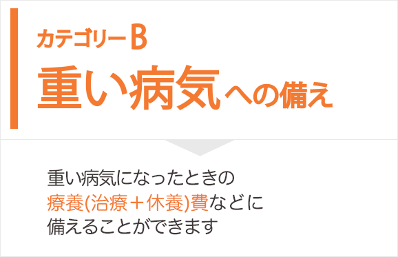重い病気への備え