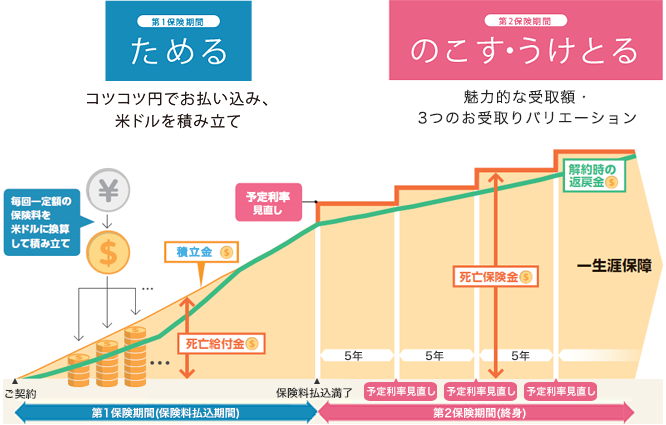 米国 ドル 建て 終身 保険