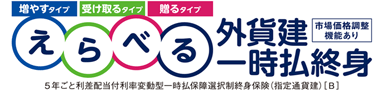 えらべる外貨建一時払終身 (増やすタイプ・受け取るタイプ・贈るタイプ)