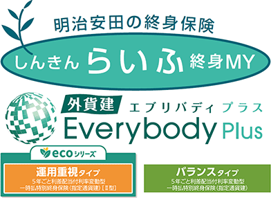 しんきんらいふ終身ＭＹ<外貨建・エブリバディプラス>(運用重視タイプ・バランスタイプ)